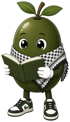 زيتون يقرأ كتابًا